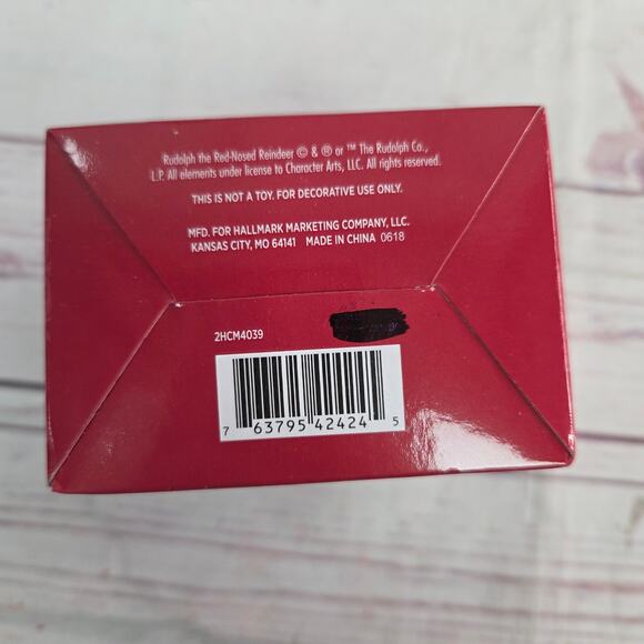 Hallmark Rudolph The Red Nosed Reindeer Christmas Ornament - In Box NEW - Picture 5 of 5